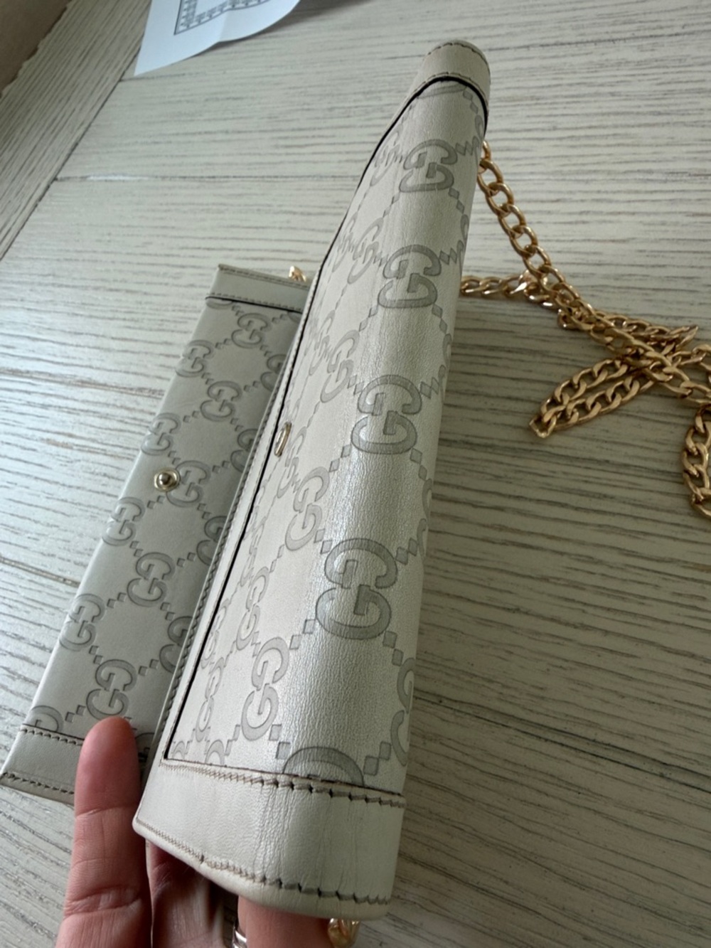 Gucci Guccissima Leather Continental Wallet W/ COA - Picture 10 of 10